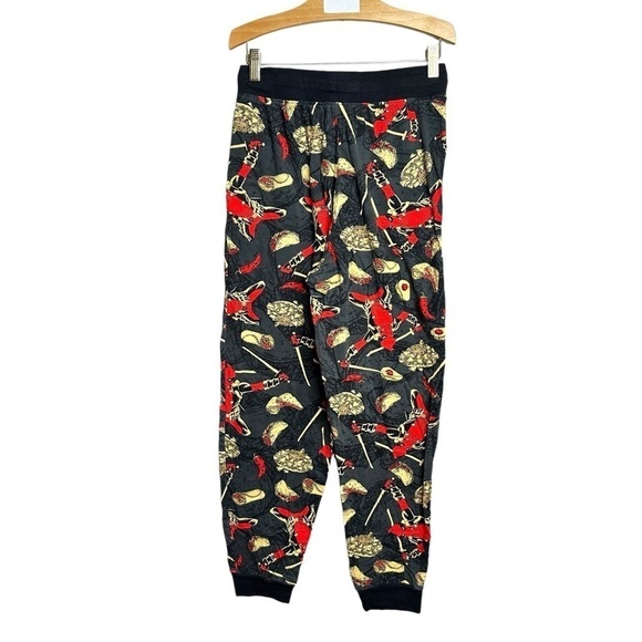 Marvel Deadpool Cotton Sleep Pants Side Pockets Jogger Fit Mens Size Small - Picture 4 of 5